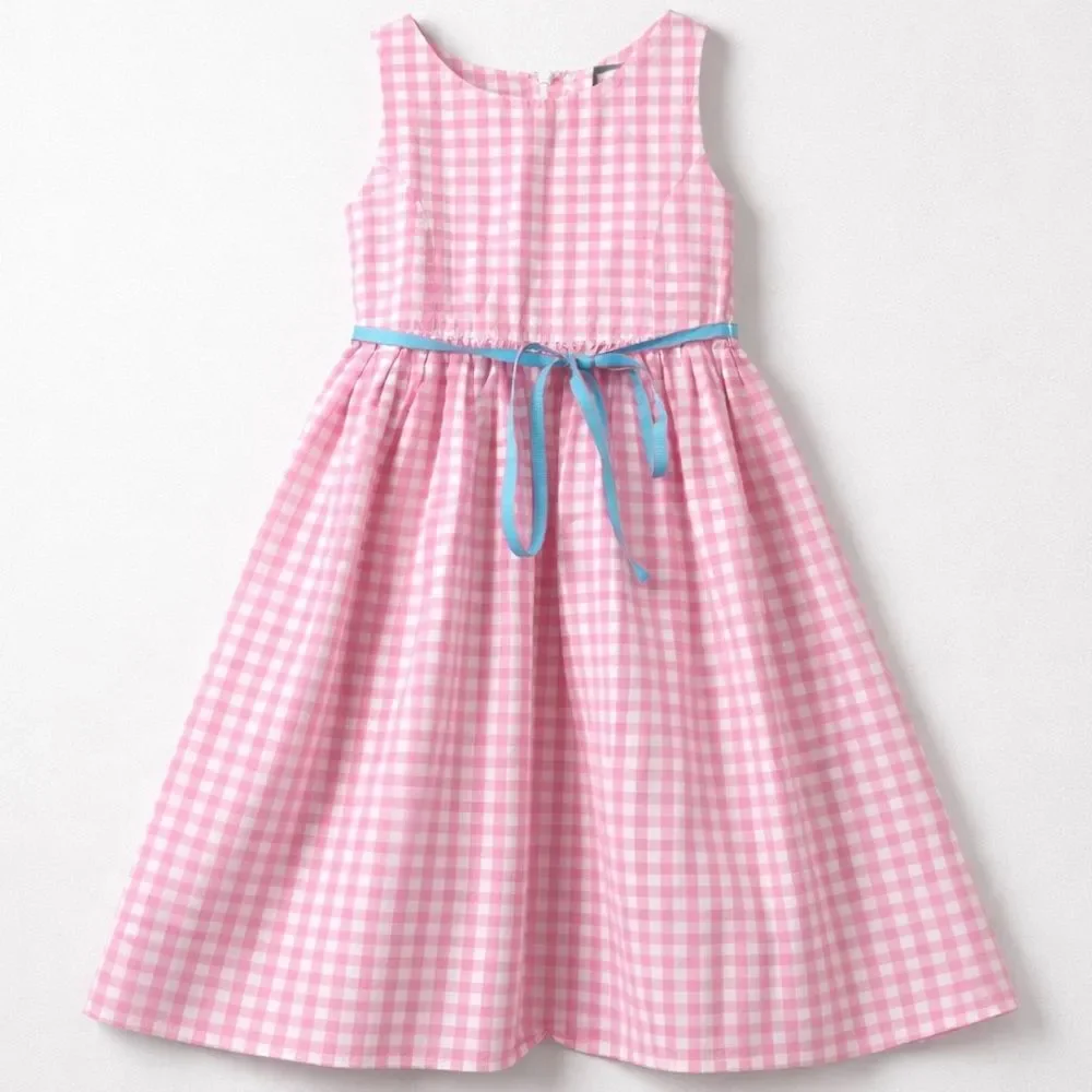 Ralph Lauren Pink and white gingham sleeveless dress size 4/4T